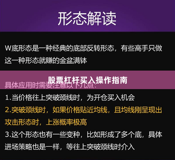 股票杠杆买入操作指南